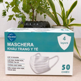KHẨU TRANG Y TẾ 4 LỚP GIẤY KHÁNG KHUẨN