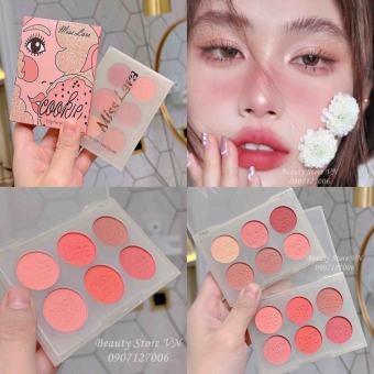 Bảng Phấn Má Hồng & Phấn Mắt Mini 6 Ô Blusher Eyeshadow Palette