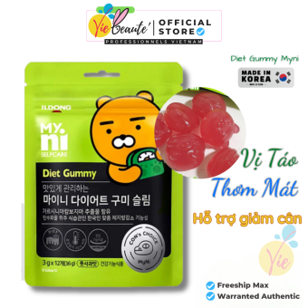 Kẹo Táo Giảm Cân Myni Selfcare Diet Gummy ILDONG Hàn Quốc Gói 12 Viên