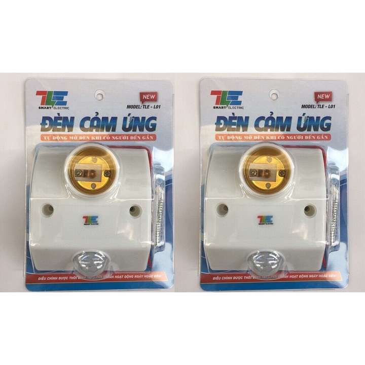 Combo 2 Chuôi đèn cảm ứng hồng ngoại - đui đèn cảm biến chuyển động