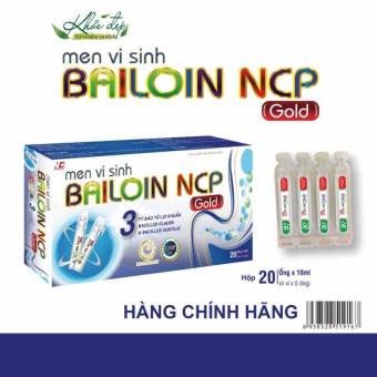 Men vi sinh BAILOIN NCP GOLD Tăng cường tiêu hóa, hỗ trợ ăn ngon - Hộp 20 ống 10ml