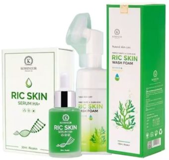 Combo Serum HA+ sữa rửa mặt Wash Foam