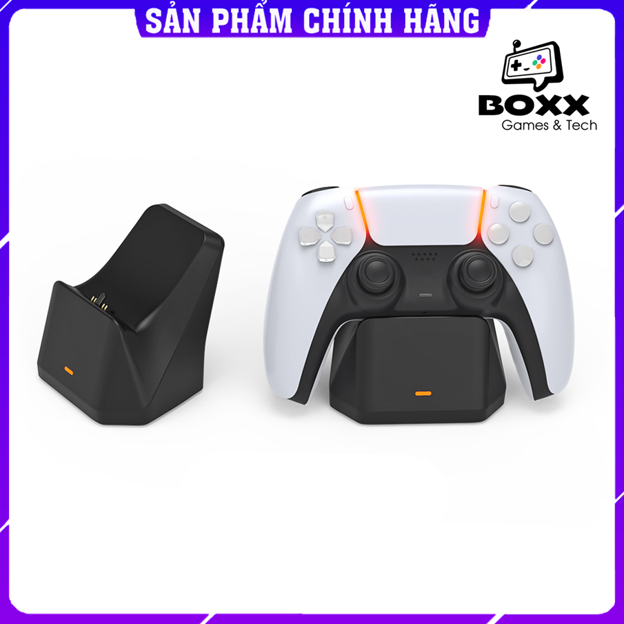 Dock sạc tay cầm PS5 DualSense - PlayStation 5, Đế sạc tay cầm PS5 chính hãng Dobe