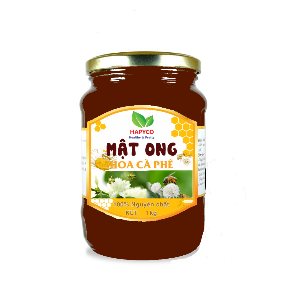 Mật ong thiên nhiên, mật ong nguyên chất hoa cà phê, mật ong tự nhiên - 1 Kg