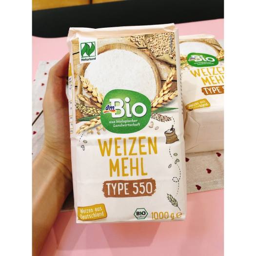 Bột Mỳ Hữu Cơ dmBio Weizen Mehl Type 550
