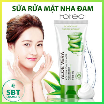 Sữa Rửa Mặt Nha Đam Làm Sạch Da Dịu Nhẹ Cấp Ẩm ROREC 100ml - Phù Hợp Với Da Khô Nhạy Cảm