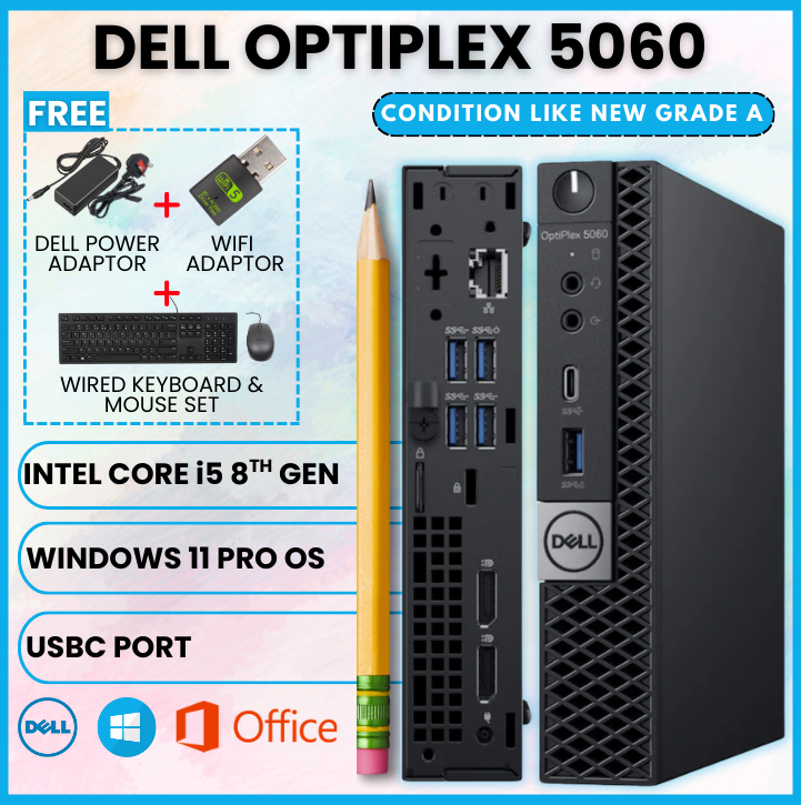 Dell Optiplex 5060 Sff Desktop I5 8Th Gen Windows 11 Pro