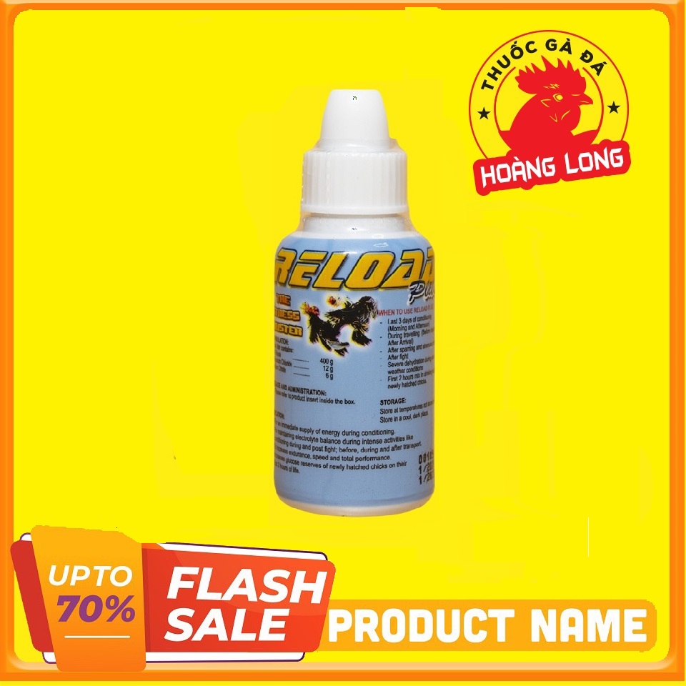 Reload PLUS chống rớt bo cho gà đi đá 15ml