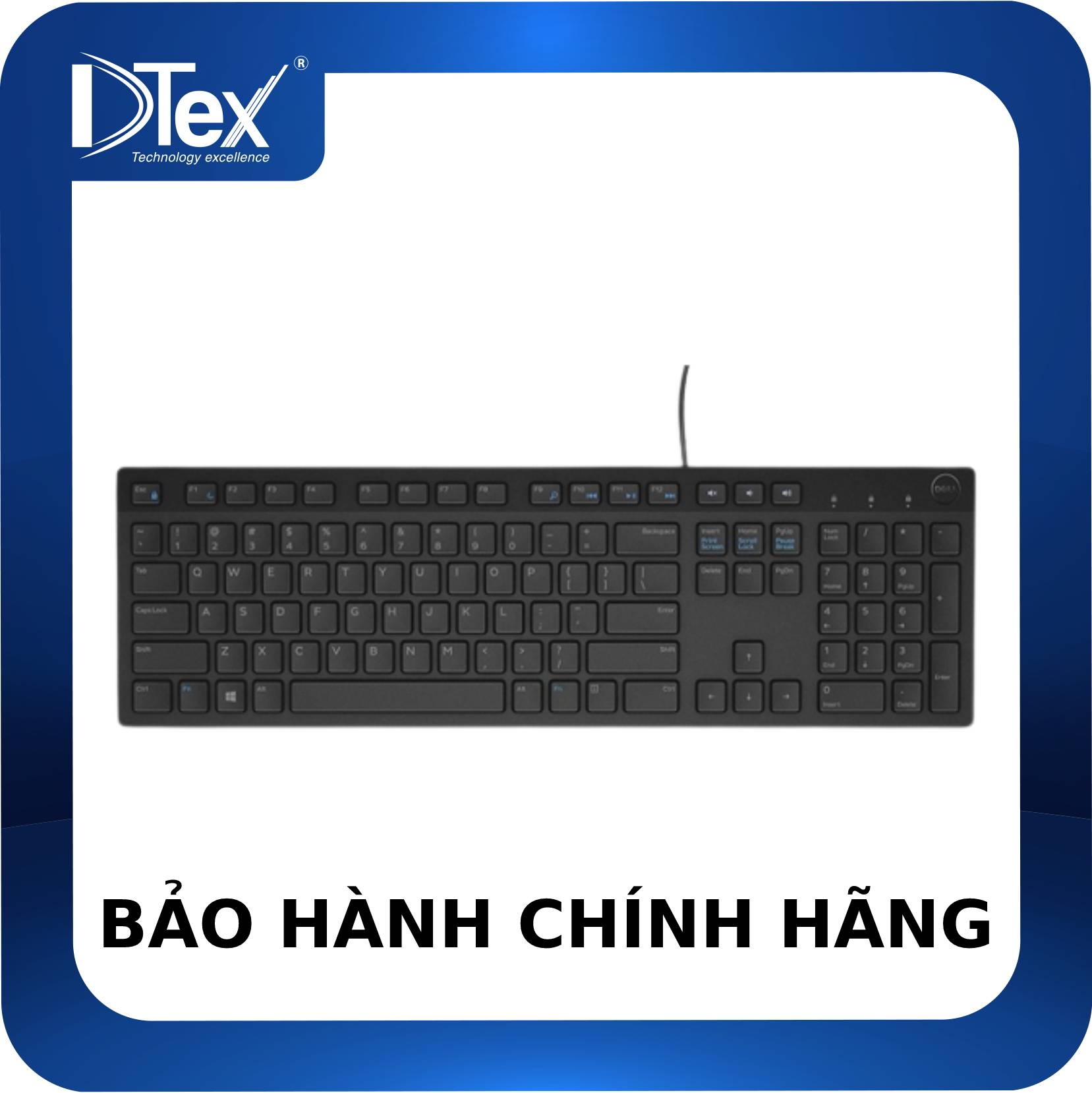 Bàn phím máy tính Dell KB216 - Hàng Chính Hãng