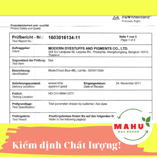 Thuốc nhuộm Giày Vải