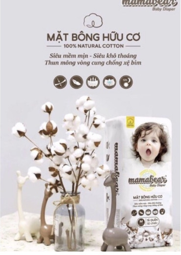 Bỉm quần Mama Bear Mamabear combo 50 miếng đủ size cho bé yêu