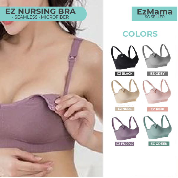 SUNVENO Women Breastfeeding Nursing Bra with Adjustable Straps, Pregnancy  Maternity Feeding Bra Without Steel Ring Front Button Wireless Cup  Underwear, Removable Padding