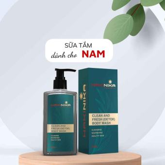 Sữa Tắm Ngăn Mùi Cơ Thể, Giảm Mụn Lưng Hakinika Chai 300ml