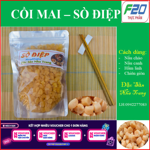 100gr sò điệp - cồi mai khô