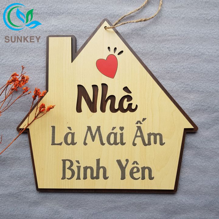 Bảng Gỗ Trang Trí Nhà Cửa Treo Tường Decor Nhà Cửa