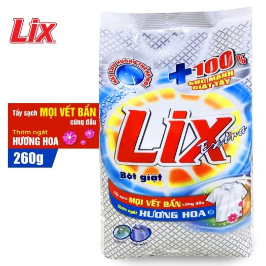 Bột giặt Lix Extra Hương Hoa 260g EB260