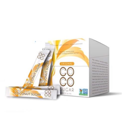 Đường mật hoa dừa hữu cơ hộp giấy PT Coco 4x 50pcs