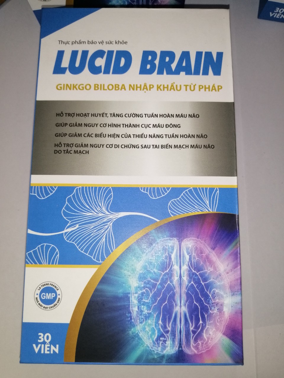Viên bổ não LUCID BRAIN hỗ trợ hoạt huyết, tăng tuần hoàn não