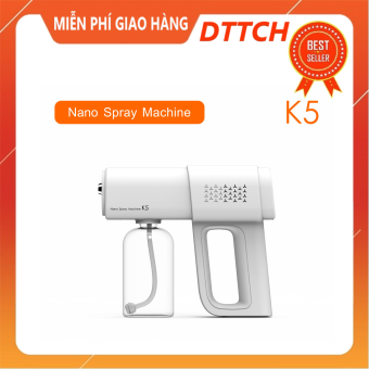 Súng Xịt Khử Khuẩn cầm tay Nano K5 , Tích Hợp 6 đèn UV diệt 99% vi khuẩn Máy Phun Khử Khuẩn Xịt Diệt Virus Chống Vi Khuẩn