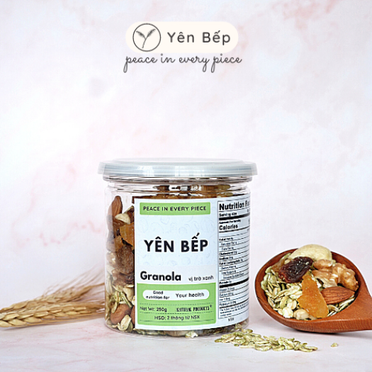 Combo 3 Vị Granola Siêu Hạt Mini Size YÊN BẾP - Không Đường Ăn Kiêng - Ngũ Cốc Giảm Cân Tự Nhiên