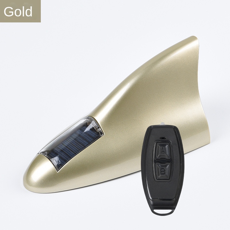 Ăng Ten Vây Cá Mập Xe Hơi Đèn Led Nhấp Nháy Đèn Cảnh Báo Chống Va Chạm Năng Lượng Mặt Trời Đèn Nhấp 