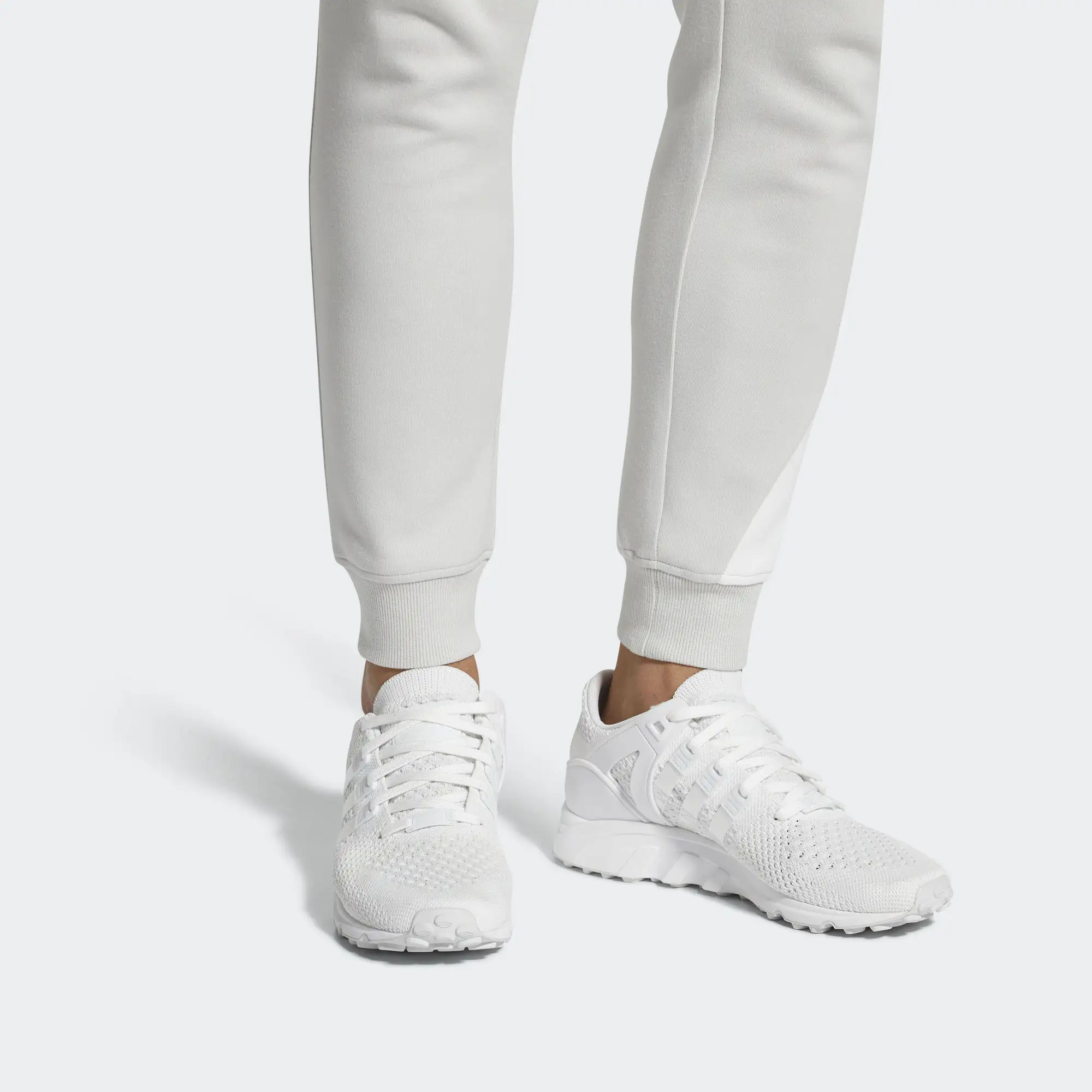 Adidas Originals EQT Support RF Primeknit - Men Shoes (Triple White) CQ3044  | Lazada Singapore