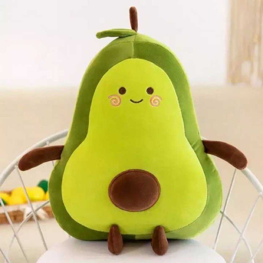 Gấu bông trái bơ tròn nhí bơ trứng siêu dễ thương, gấu bông quả bơ mềm mịn dễ thương