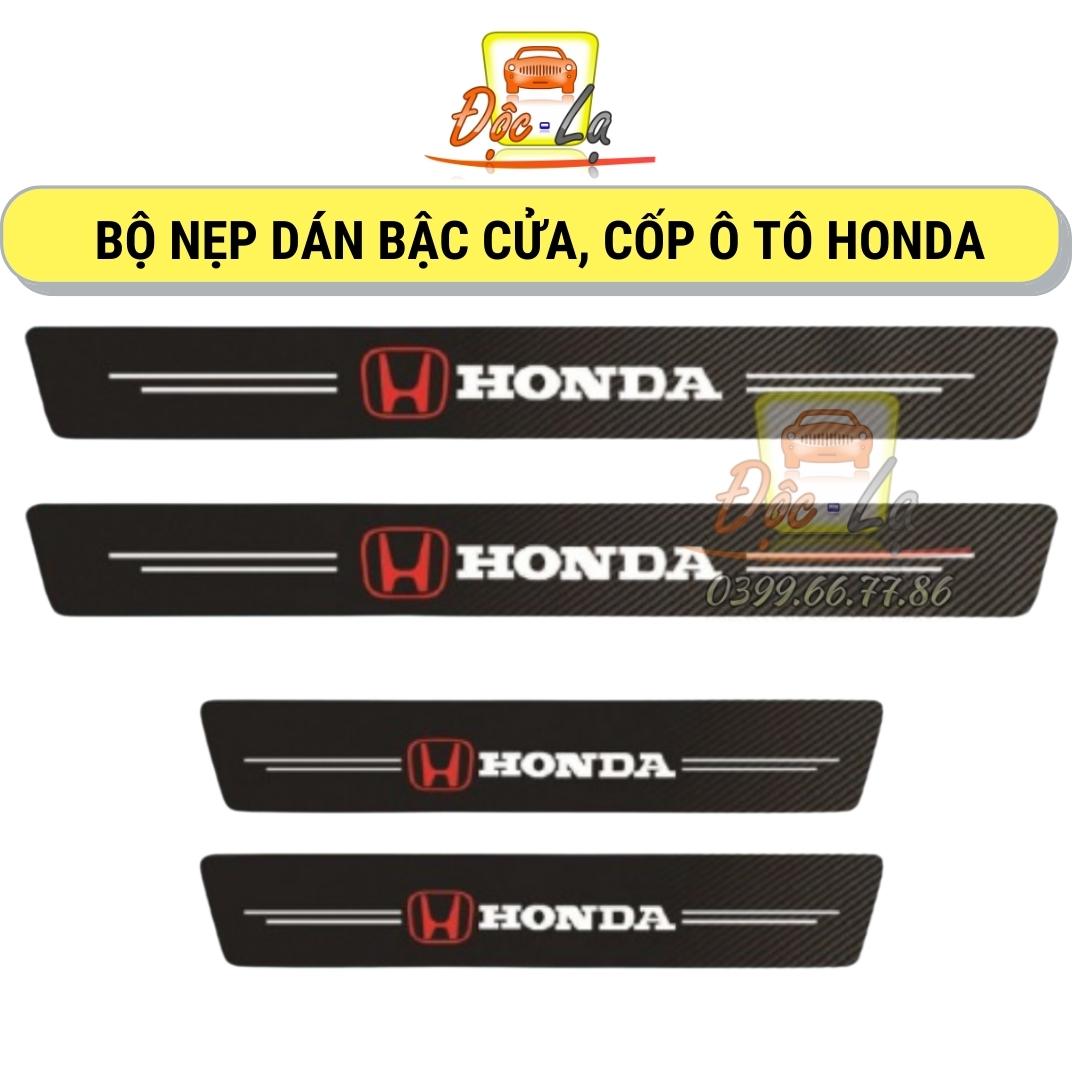 HONDA - Nẹp Dán Logo HONDA Chống Trầy Xước Bảo Vệ Bậc Cửa Xe Hơi/ Bảo Vệ Cốp Sau Xe Hơi Bền Đẹp