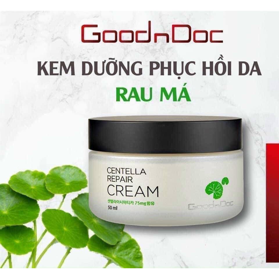 Kem Dưỡng Ẩm Phục Hồi GoodnDoc Centella Repair Cream