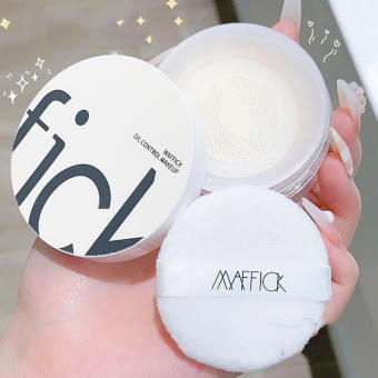 Phấn phủ bột Maffick Oil Control Powder makeup 20g, Phấn Phủ Che Khuyết Điểm Kiểm Soát Dầu Làm Sáng Da Maffick