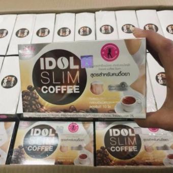 Cà phê giảm cân Idol Slim Coffee - idol slim cafe - cafe giảm cân idol slim - cà phê giảm cân cấp tốc - Hộp 10 gói