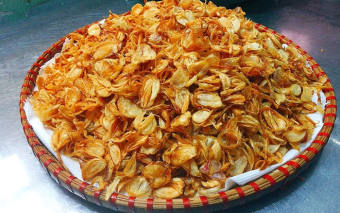 Hành tím phi thơm ngon giòn.