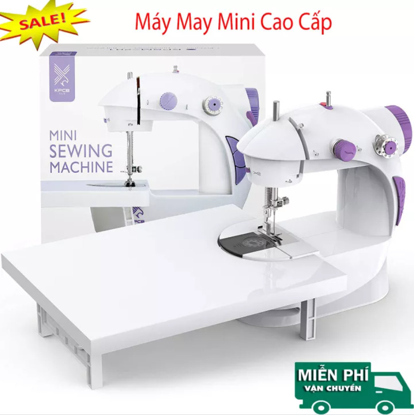 [HCM][FREESHIP - GIÁ SỈ] Máy May Đa Năng Có Vắt Sổ Máy May Mini TOP may may mini Tặng phiếu bảo hành 1 năm Toàn quốc nhỏ gọn sang trọng.3