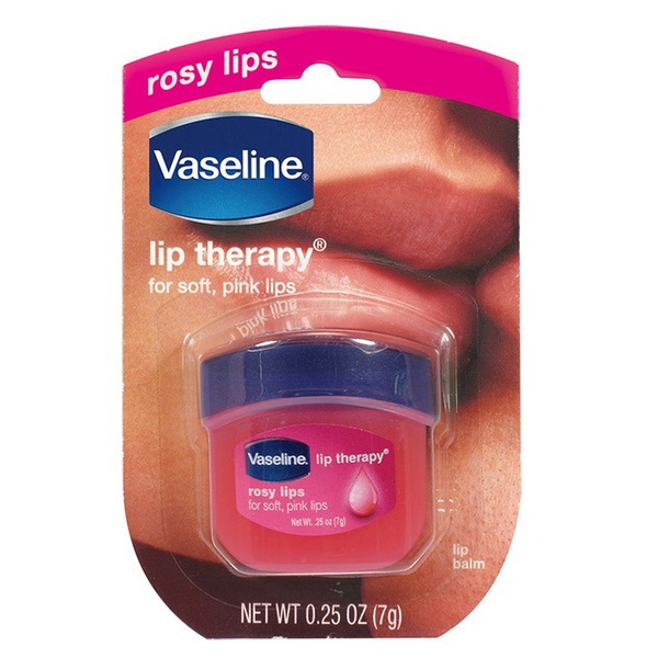 Sáp Dưỡng Môi Vaseline Môi Hồng Xinh Với Vaseline Lip Therapy Rosy Lip  Môi Mềm Mại Với Lip Therapy Original Sáp Chống Nẻ Dạng Hũ, Dưỡng Ẩm Đa Năng 7g