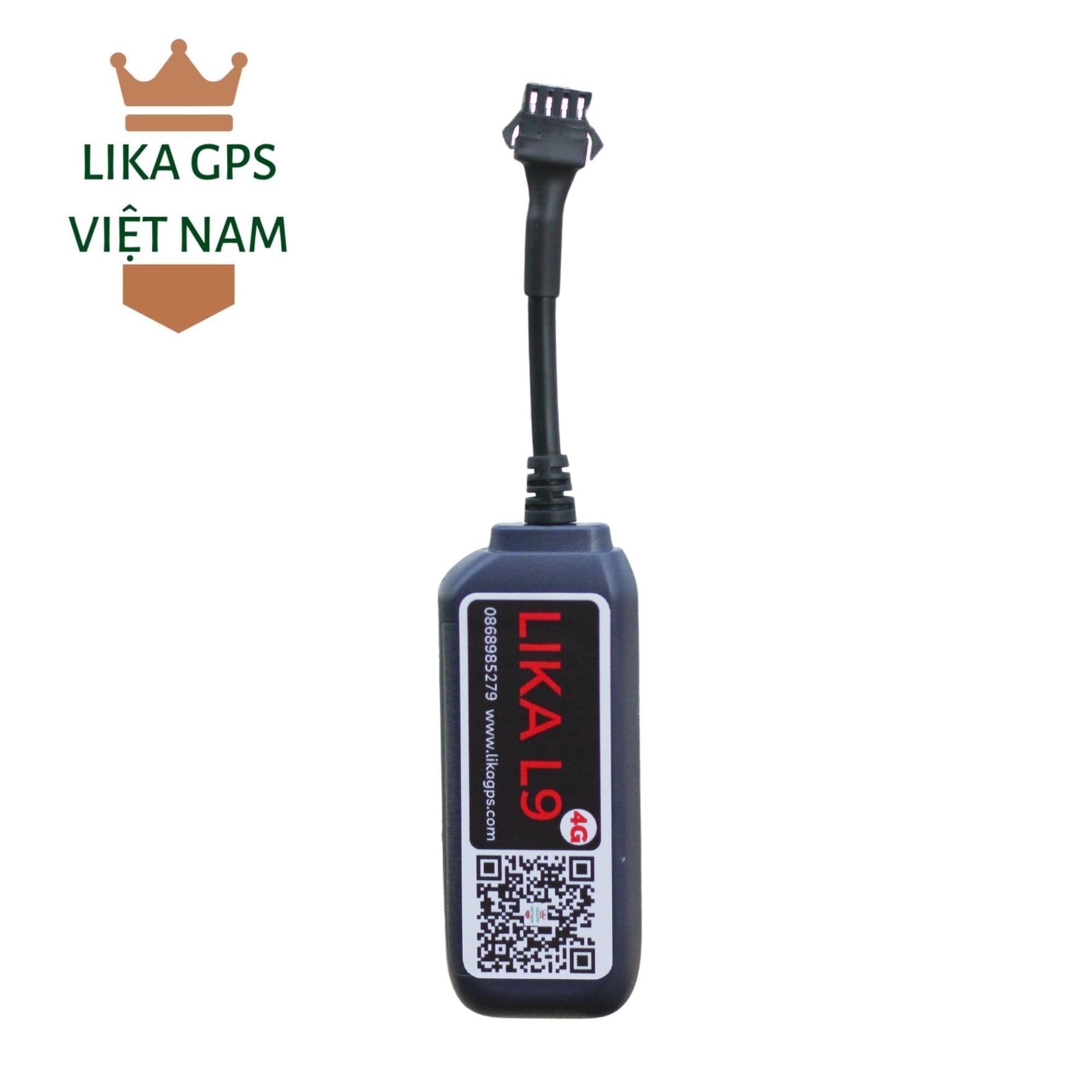 Thiết Bị định vị Chống Trộm Xe Máy, ô tô, xe điện LIKA L9 4G LTE độ chính xác cao, hỗ trợ 2G 3G 4G