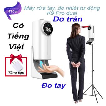Máy rửa tay tích hợp đo thân nhiệt kép K9 Pro Dual