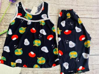 SIZE 4(67kg-80kg)Đồ bộ mặc nhà vải tole lanh-Lửng