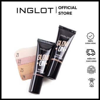 Nhũ bắt sáng ánh nhũ lấp lánh làm sáng da Glow On Highlighter Inglot 8ml