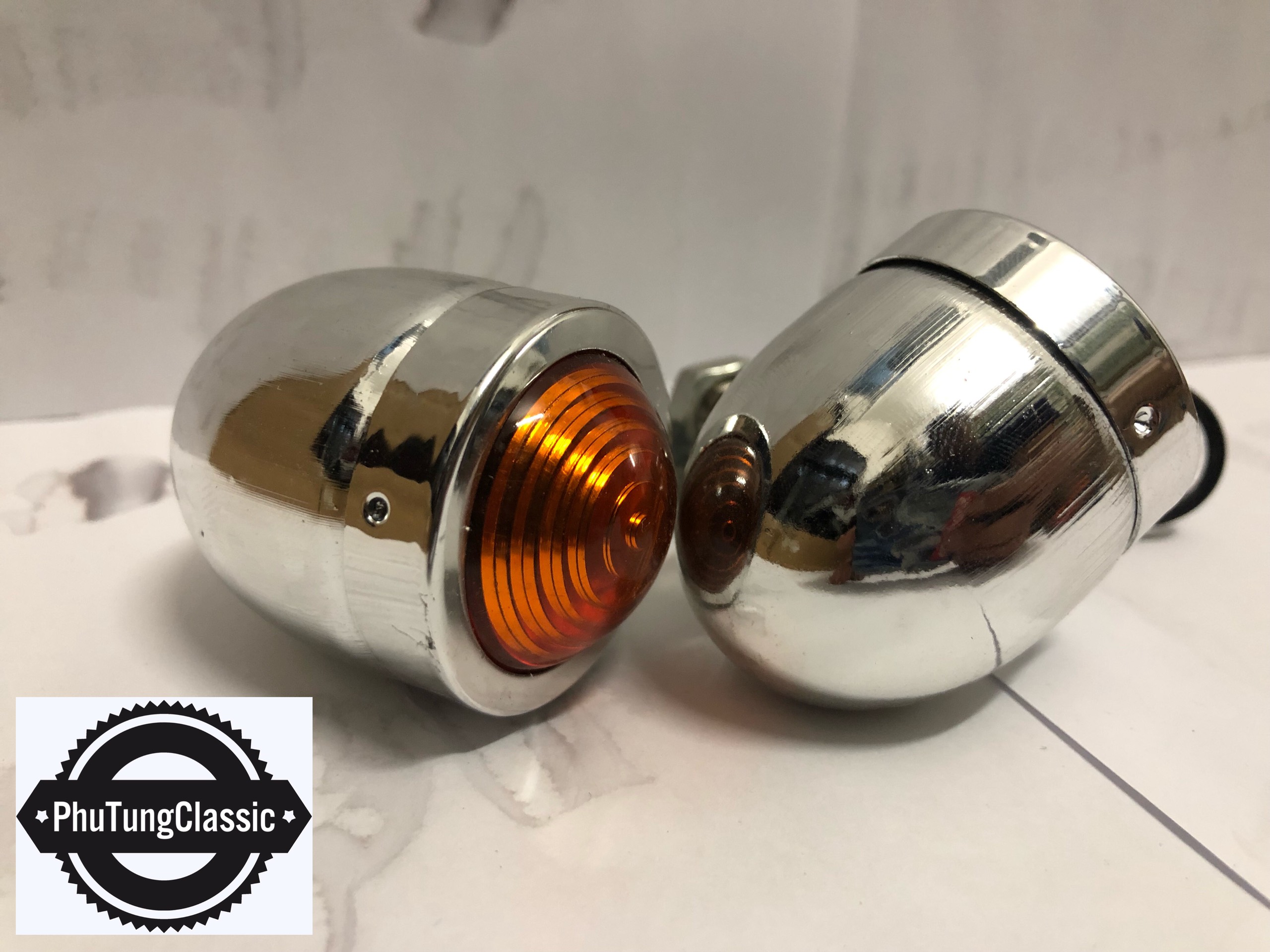 Đèn Xi nhan độ classic loại nhỏ,độ classic, cafe racer... giá bán tính theo cặp