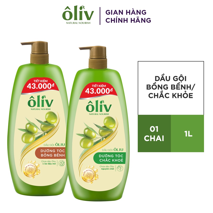 Dầu gội ôliv chắc khỏe và bồng bềnh 1lít