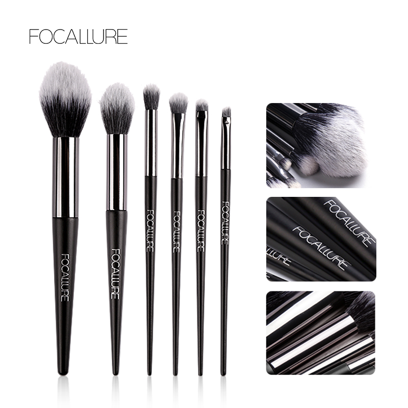 Discount on Focallure  shoes - SKU:  6 Pcs/Set Professional Makeup Brushes Eyeshadow P