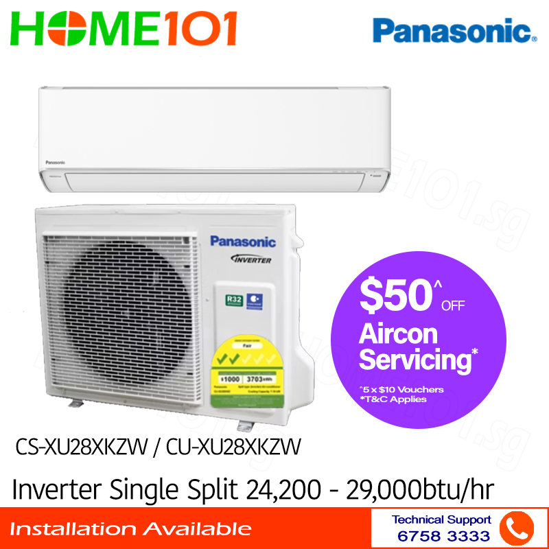 Panasonic Wechselrichter, Single-Split-Klimaanlage CU-XU28XKZW — CS-XU28XKZW 28000 BTU