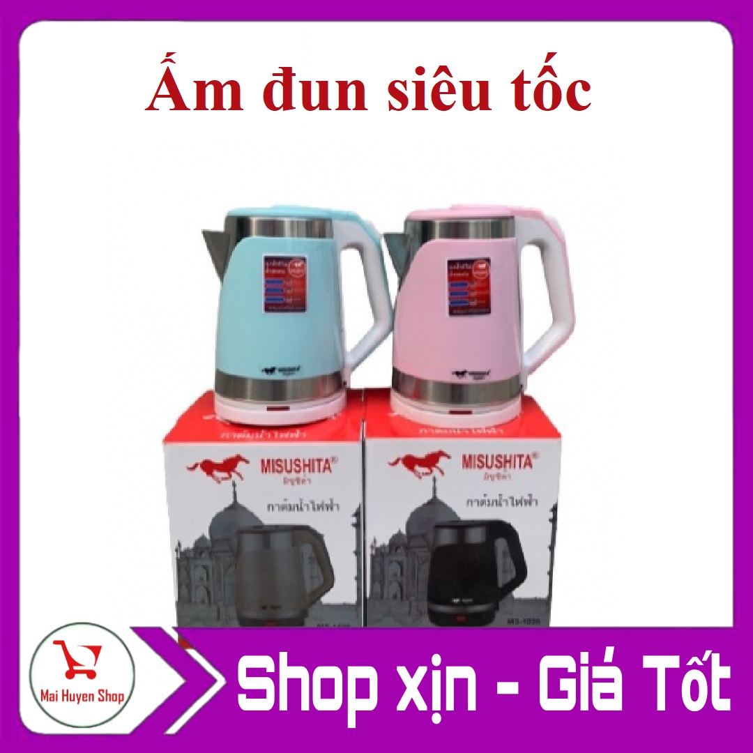 Ấm siêu tốc Thái Lan Misusita mãu mới - 2.2 Lít Chống Nóng Chống Giật