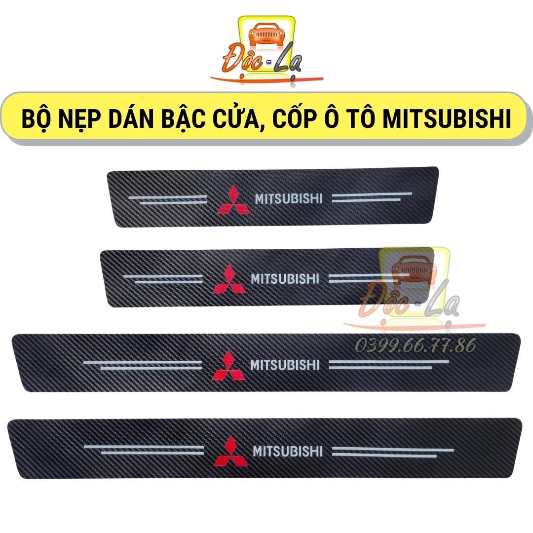MITSUBISHI - Nẹp Dán Logo MITSUBISHI Chống Trầy Xước Bảo Vệ Bậc Cửa Xe Hơi/ Bảo Vệ Cốp Sau Xe Hơi Bền Đẹp