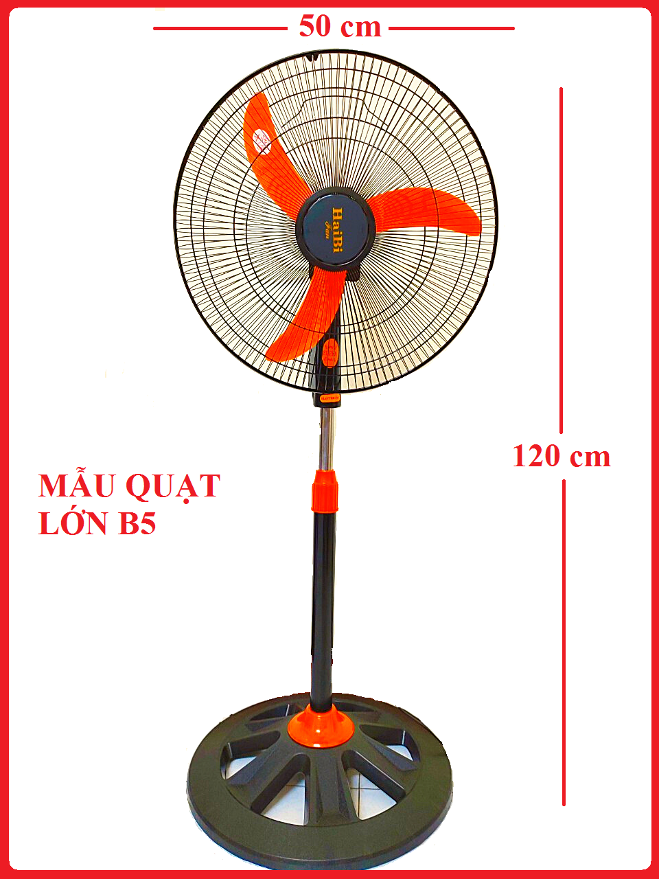 Quạt cây đứng, quạt cây, quạt đứng b5 - loại lớn, cao 120cm - vlcshop