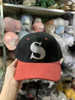 NÓN KẾT ,NÓN BÓNG CHÀY  THÊU LOGO S CHO NAM NỮ