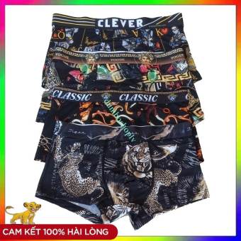 4 quần sịp đùi nam , quần sịp đùi nam thun lạnh - sịp đùi nam thun lạnh cao cấp quảng châu, quần sịp đùi nam họa tiết, quần sịp nam đẹp, quần sịp nam boxer