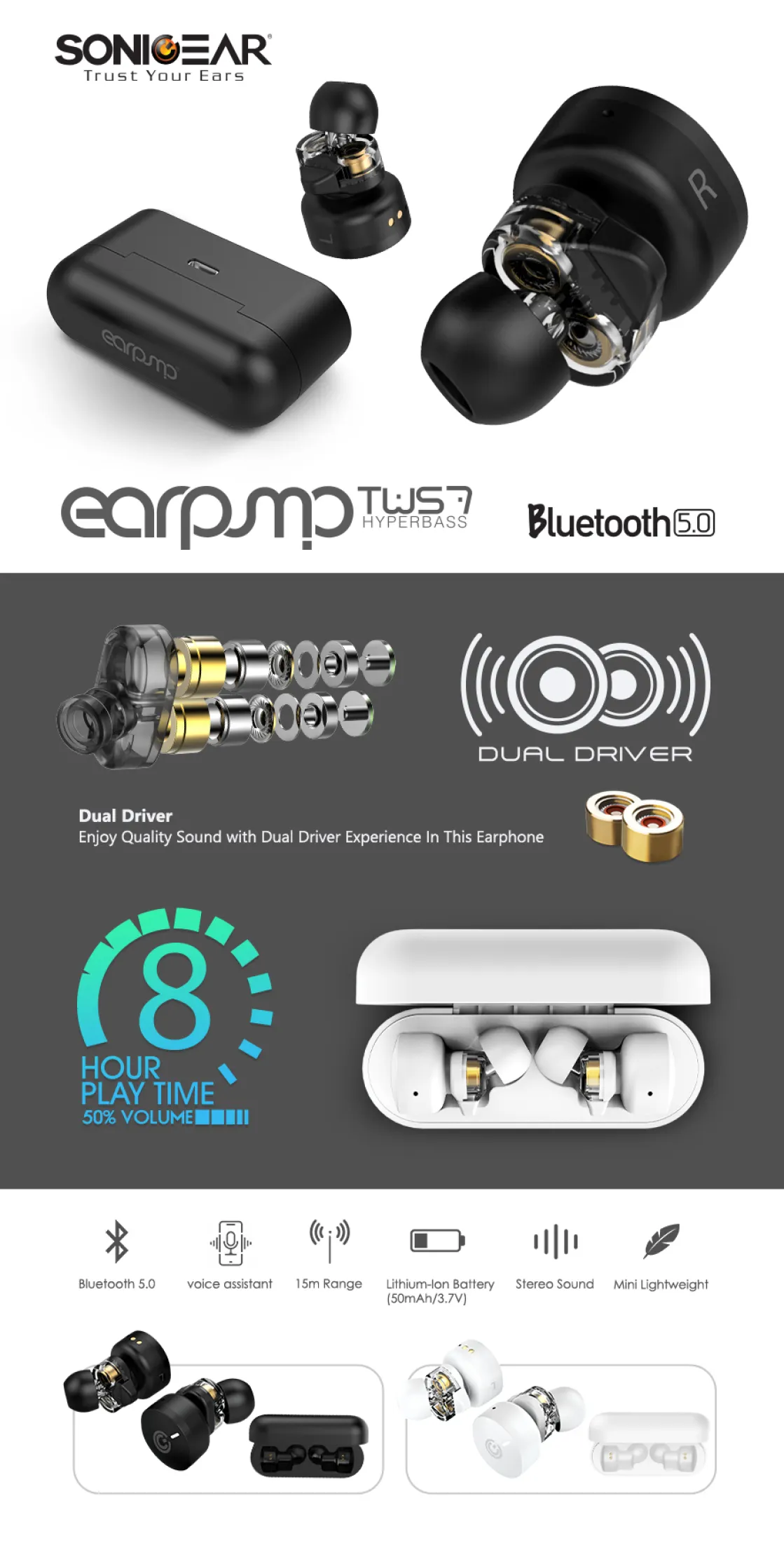 sonic gear earpump tws 7