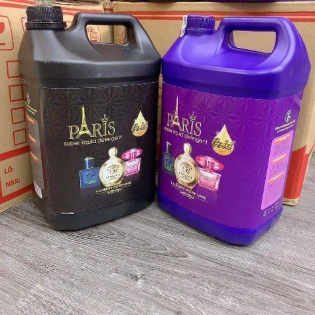 Nước giặt paris can lớn 5l