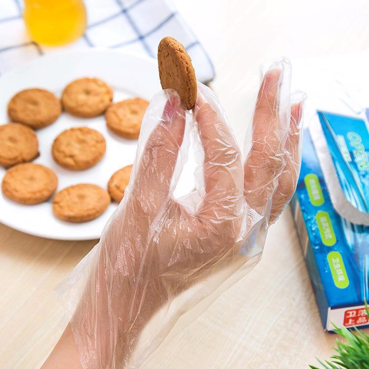 Bao tay nilon dùng 1 lần / hộp 200 bao tay nilon dùng 1 lần tiện lợi/ combo 200 bao tay dùng 1 lần